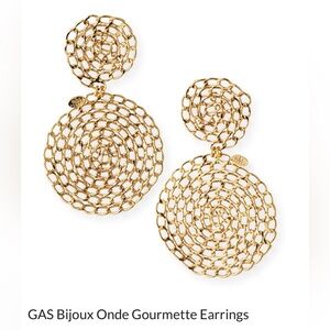 Gas Bijoux Onde Gourmette earrings